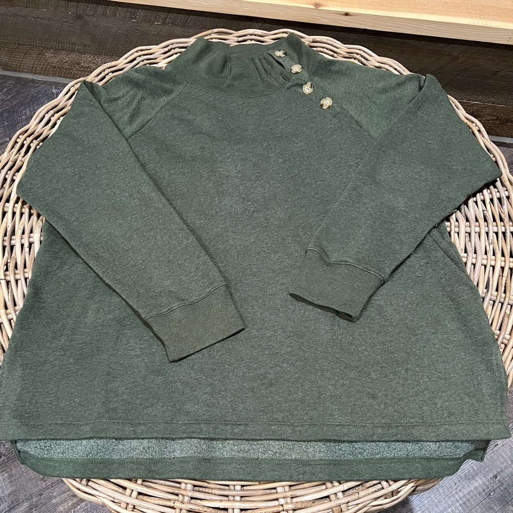 Jcrew Factory Cloudspun Tunic Sweatshirt
